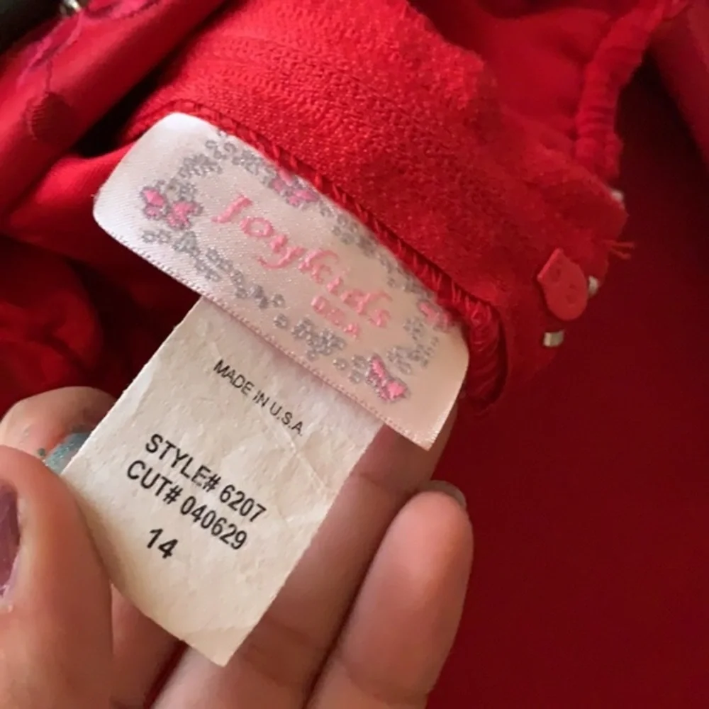 Joykids red dress
